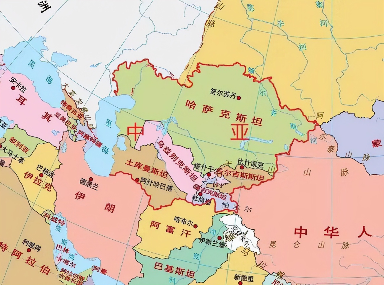 塔吉克族地图图片