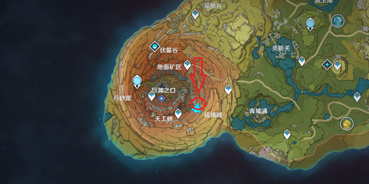 原神:千年千岩任务详细图解,找到6个供奉物品,即可拿到100原石