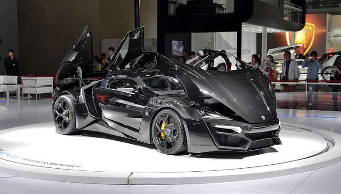7. w motors lykan hypersport(莱肯)——350万美元