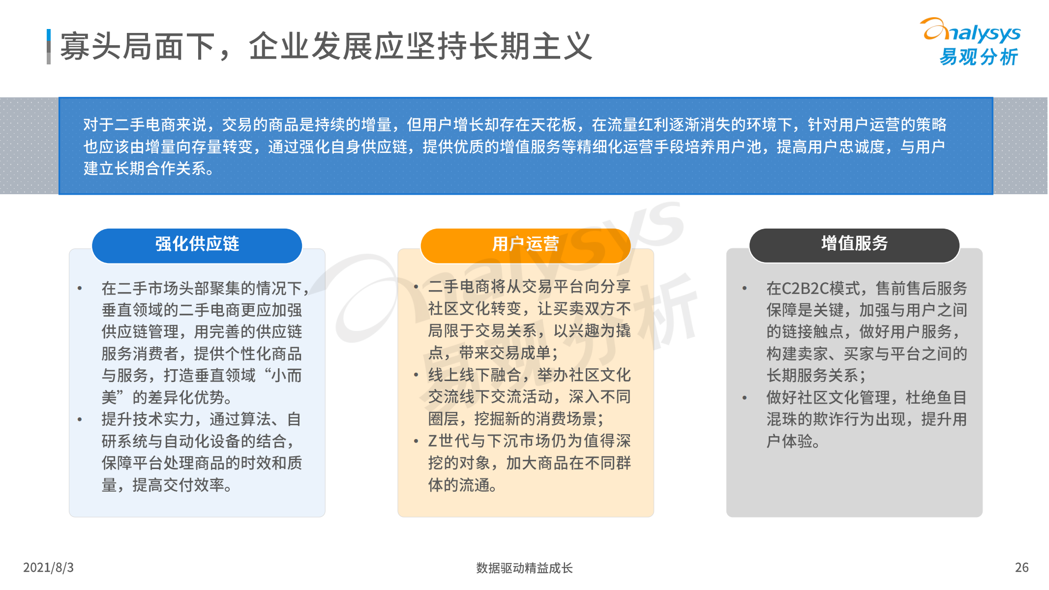 2021年中国二手电商行业洞察报告，易观分析，文末附下载