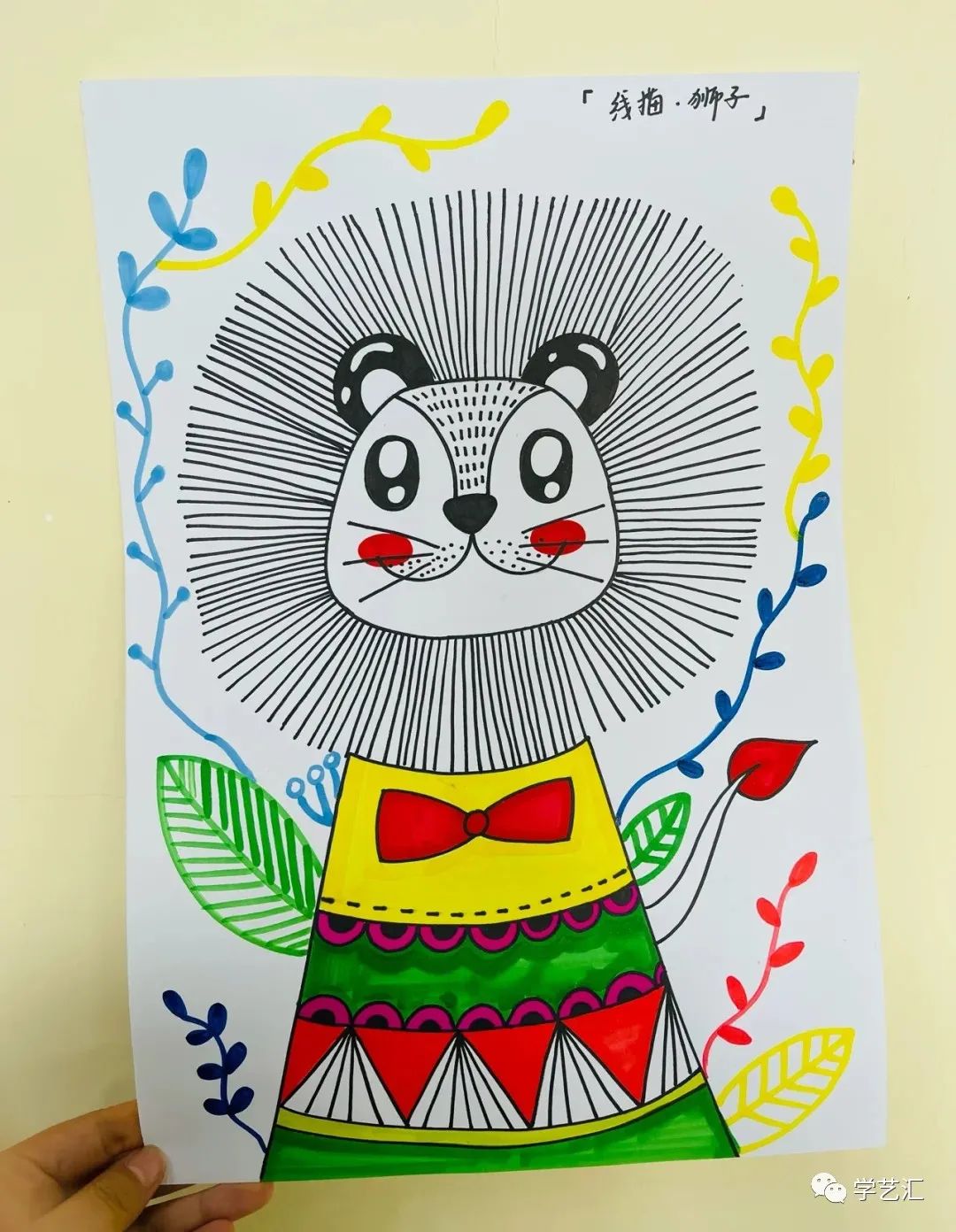 儿童画创作必备素材——42张儿童画，配色漂亮，造型简单