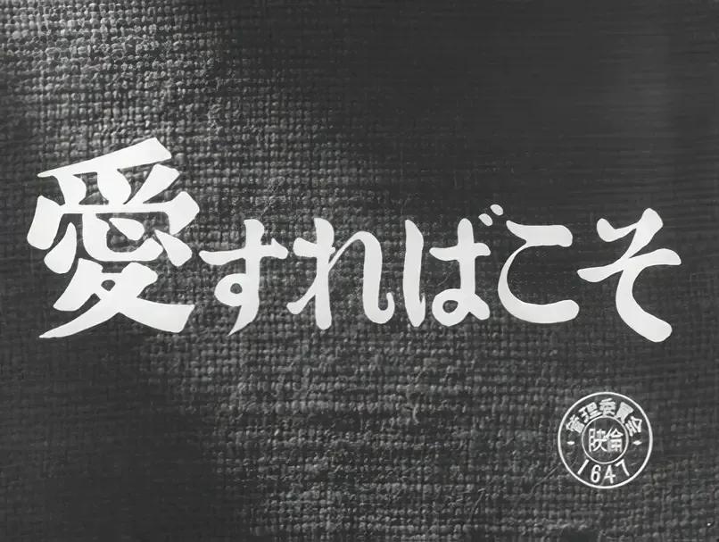 世界电影（0128）日本电影《正是为了爱》（1955）剧照欣赏