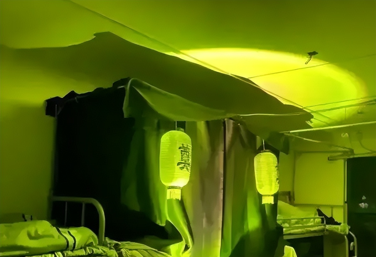 大学生宿舍装修风格走红，不接地气接“地府”，老师看后一身冷汗