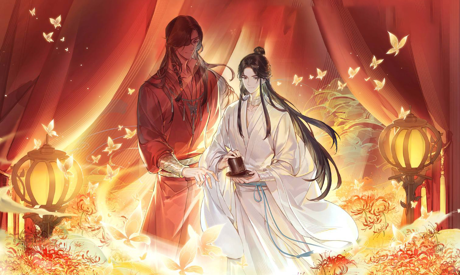 仙乐国太子谢怜接连被贬后第三次飞升成仙,却不慎破坏了神官们的金殿