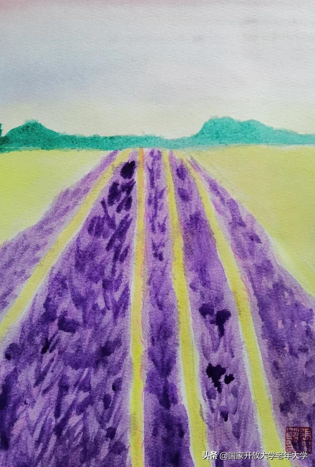 在校园·良作 | 水彩让我们的青春重新绽放——水彩画初级班学员作品