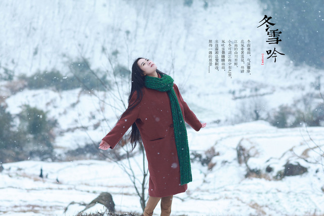 渺万里层云，千山暮雪，只影向谁去？12 句优美的写雪的句子