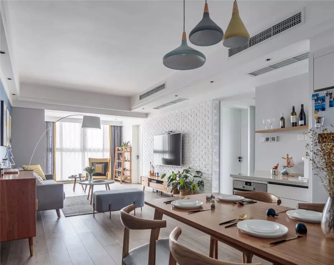 130㎡舒适北欧：简单随性，给予你自在的空间