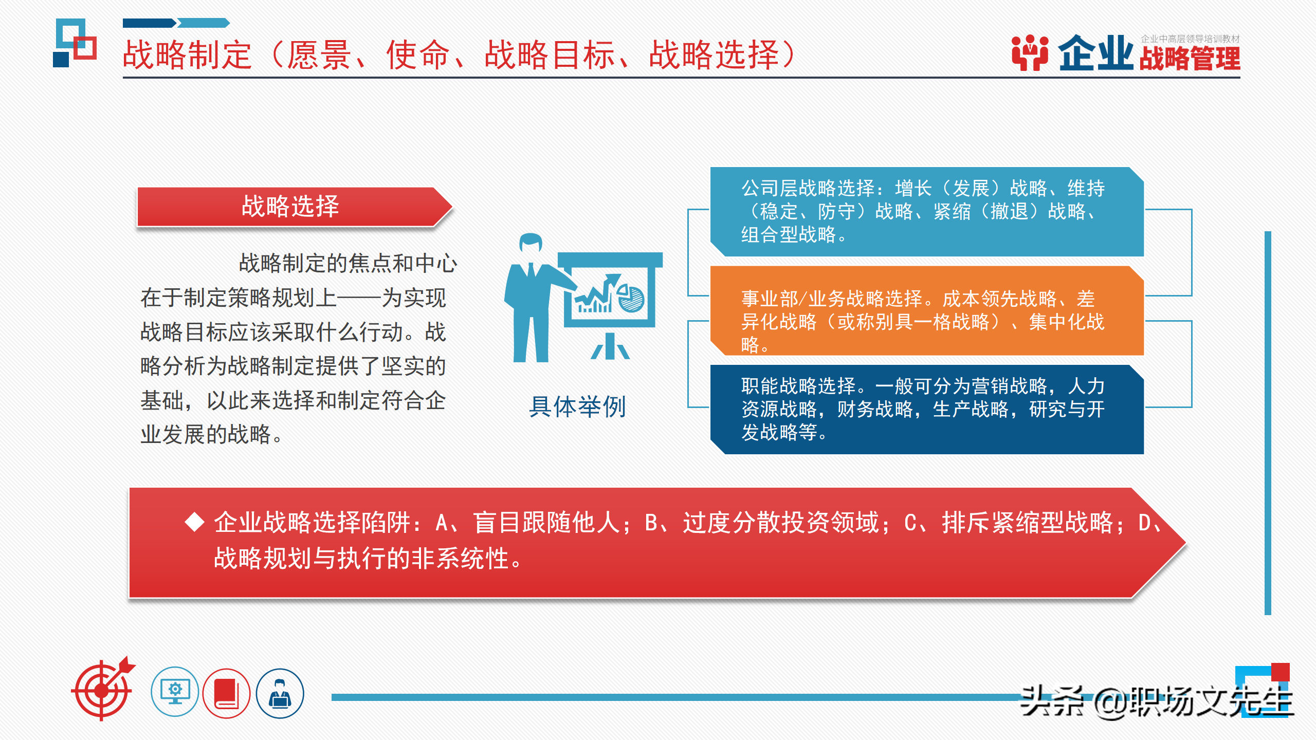 企业中高层领导培训教材，40页企业战略管理培训，战略管理过程