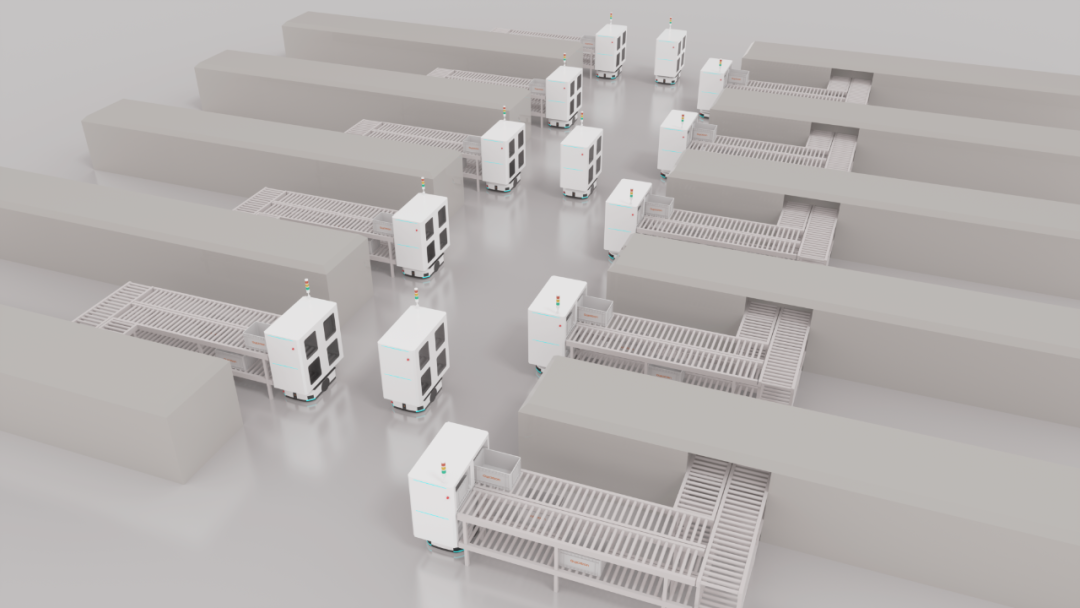 快仓匠心设计四工位AMR，开创制造全流程物流自动化
