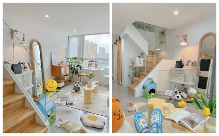 90后姑娘花5W装26㎡loft，小空间五脏俱全，网友：梦中情屋