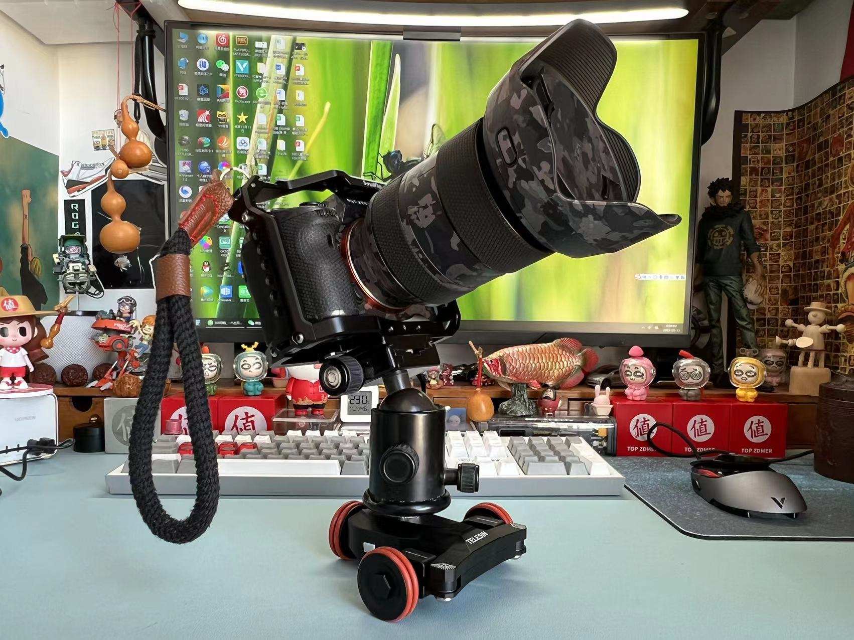 拍摄产品视频一定要用滑轨才稳？泰迅无线遥控智能摄影小车帮你忙