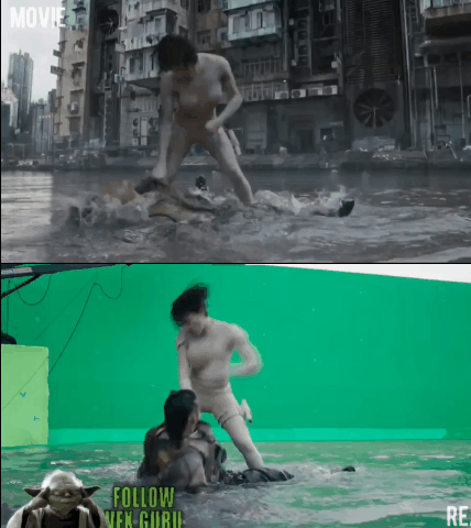 被骗得好惨：6个电影特效镜头前后对比，看完吐出一口老血…