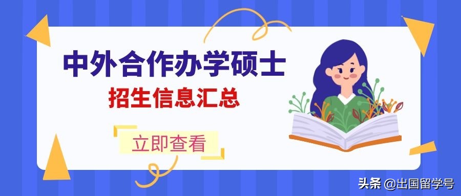 2022中外合作办学硕士招生信息汇总