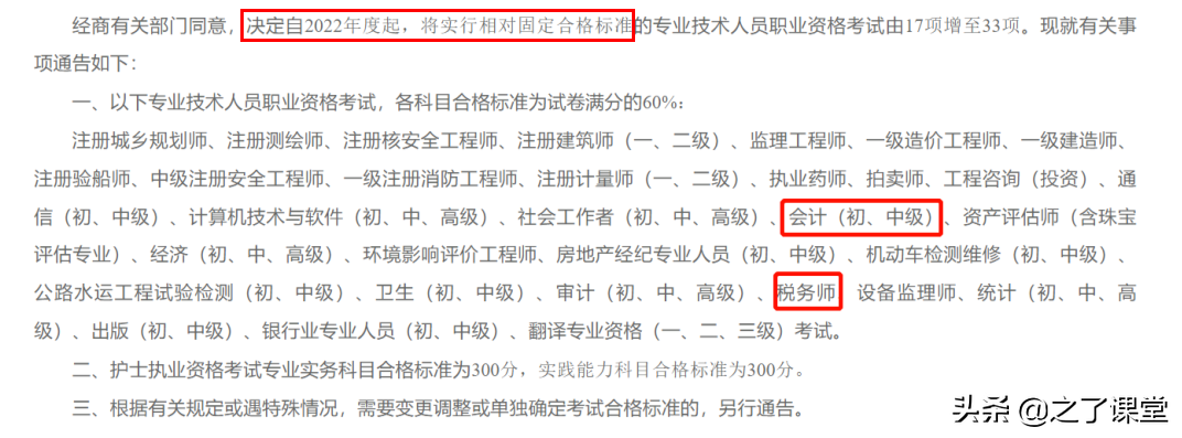 2022年中级会计考试合格标准公布！影响通关率的因素有这些