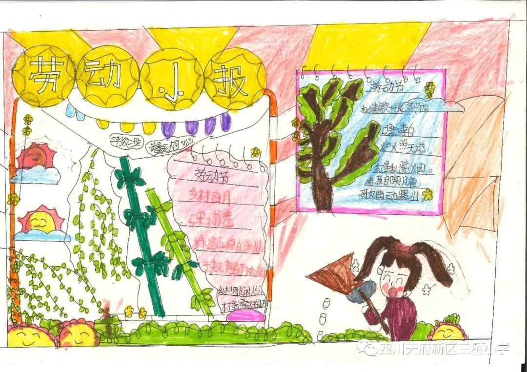致敬最可爱的人——四川天府新区三星小学开展劳动实践周系列活动