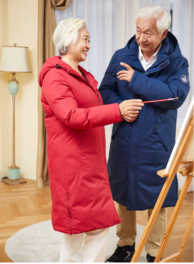 足力健鵝絨服全新上市 是老人寒冷冬季的溫暖之選