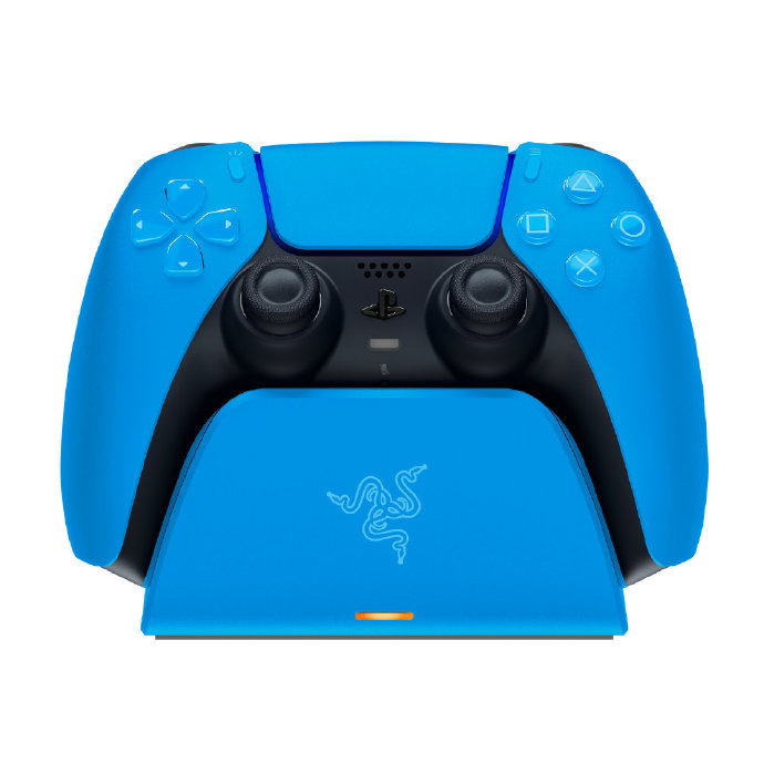 雷蛇发布 PS5 手柄专用雷蛇快充底座 蓝、紫、粉配色