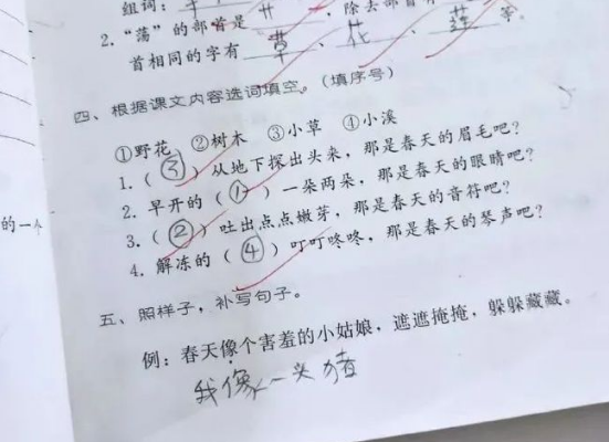 小学生写的成语释义，网友笑趴了，这些熊孩子想把我笑死继承财产