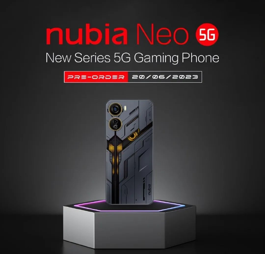 努比亚 Neo 5G 手机海外发布：搭载紫光展锐 T820，6999 泰铢起