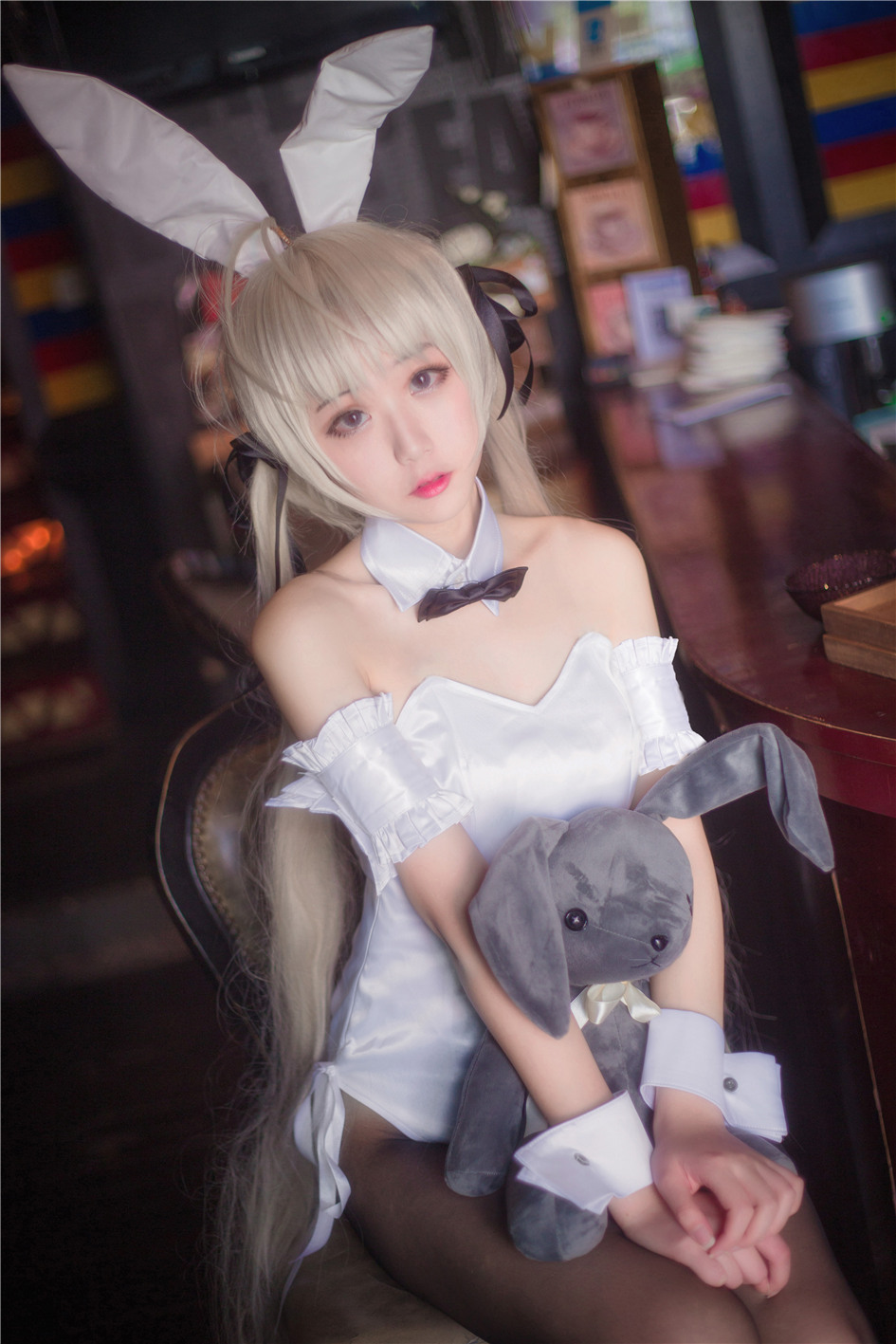 《缘之空》穹妹嘿丝美腿兔女郎cosplay