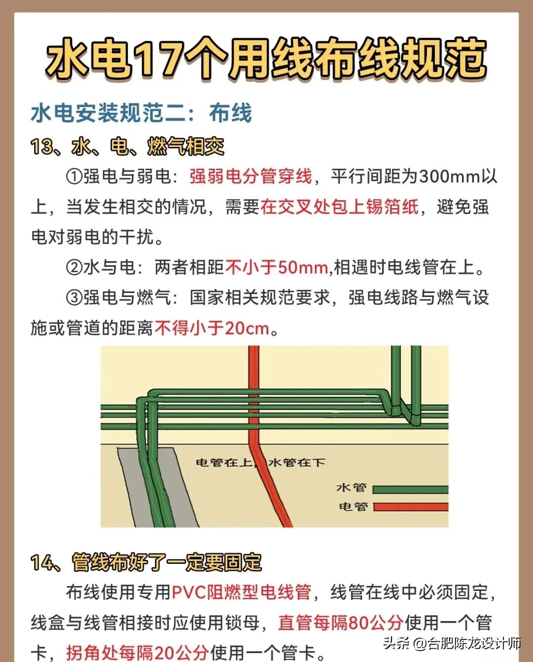 装修最全的水电改造，防水攻略，看完觉得真的懂了很多