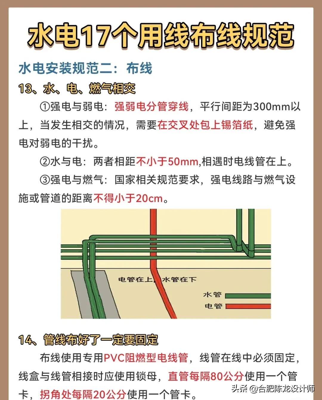 装修最全的水电改造，防水攻略，看完觉得真的懂了很多