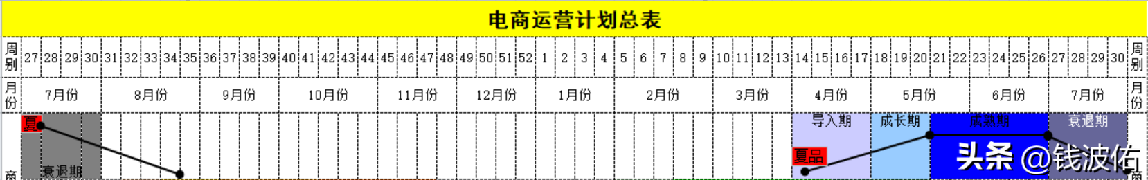 电商运营计划总表（完整版）
