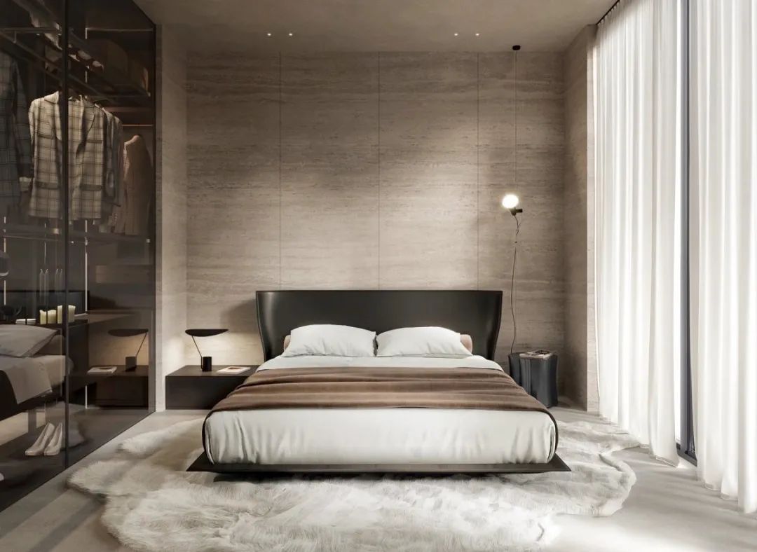 床头背景墙这样设计把卧室改成了人人羡慕的空间高级