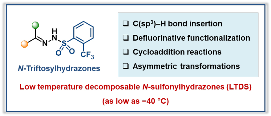 毕锡和课题组Acc. Chem. Res.：N-邻三氟甲基苯磺酰腙卡宾化学