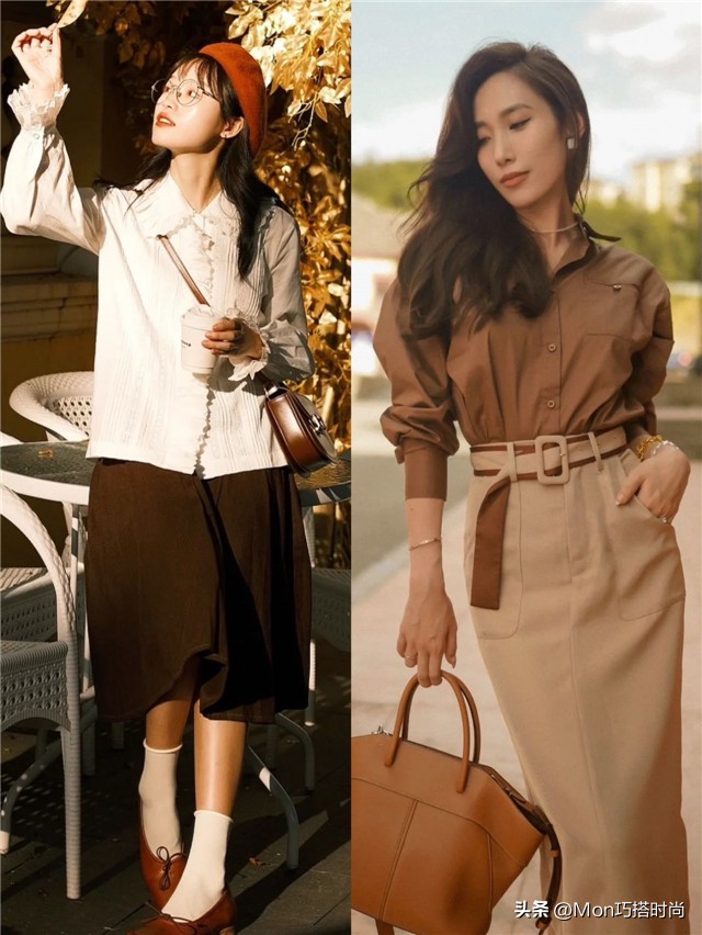卡其色过时了，今秋流行“栗子色”，流行指数飙升，显白又衬肤