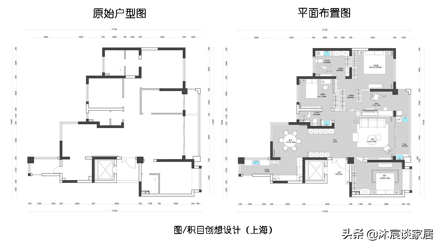 她将现代极简与复古相结合，看似不搭配，但装修效果却非常吸引人