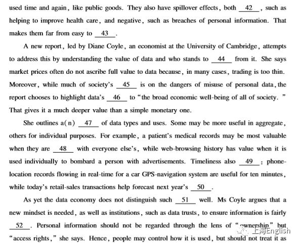 修订说明｜2022外刊精编：上海市高考英语教学质量评估卷