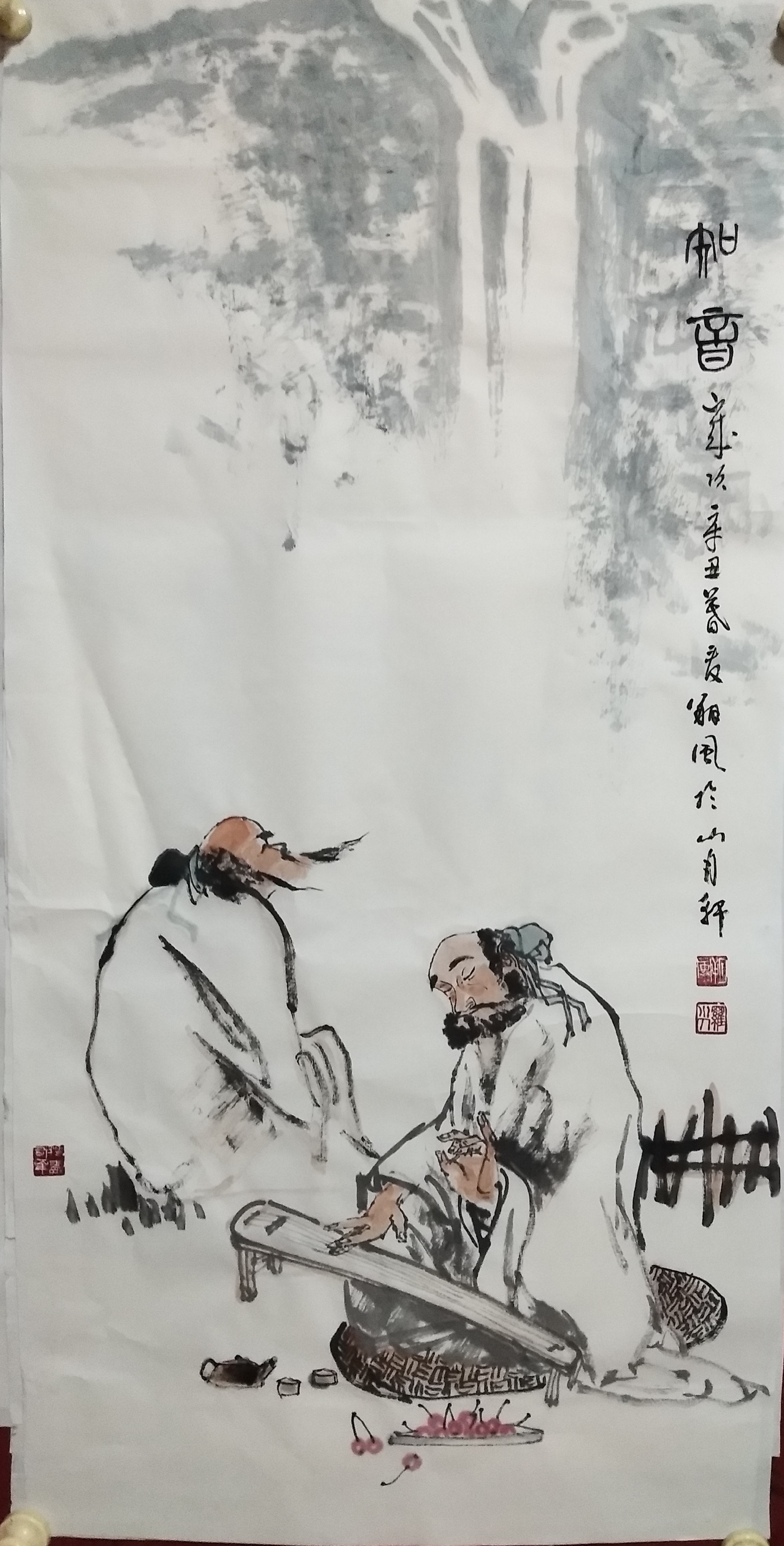 著名画家朔风禅意人物作品赏析