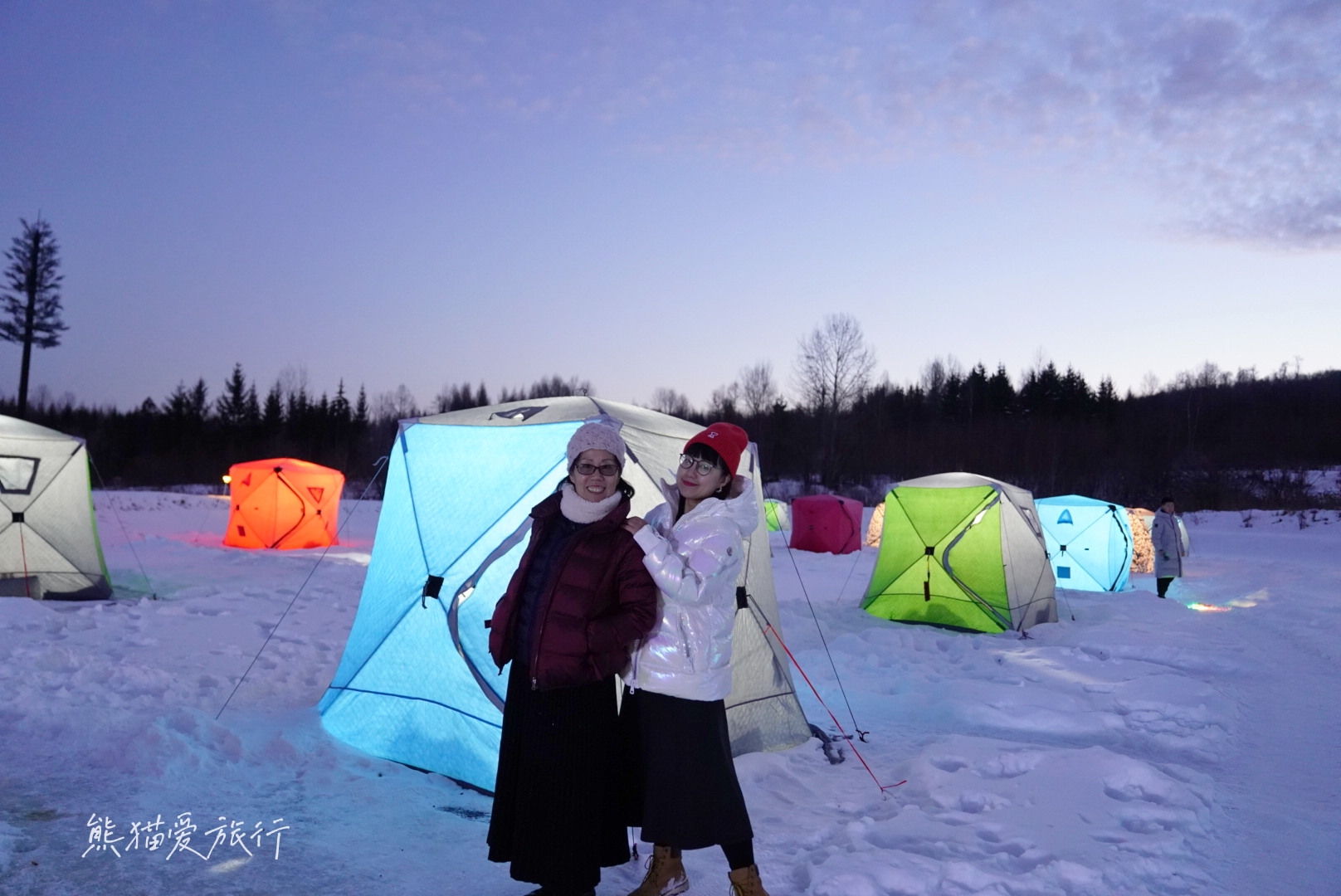 不会背叛这个冬天！来到这里，滑雪冰垂钓通过汤泉树冰漂流UTV