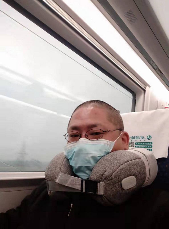 办公小憩恒温热敷 蓝宝颈椎按摩枕