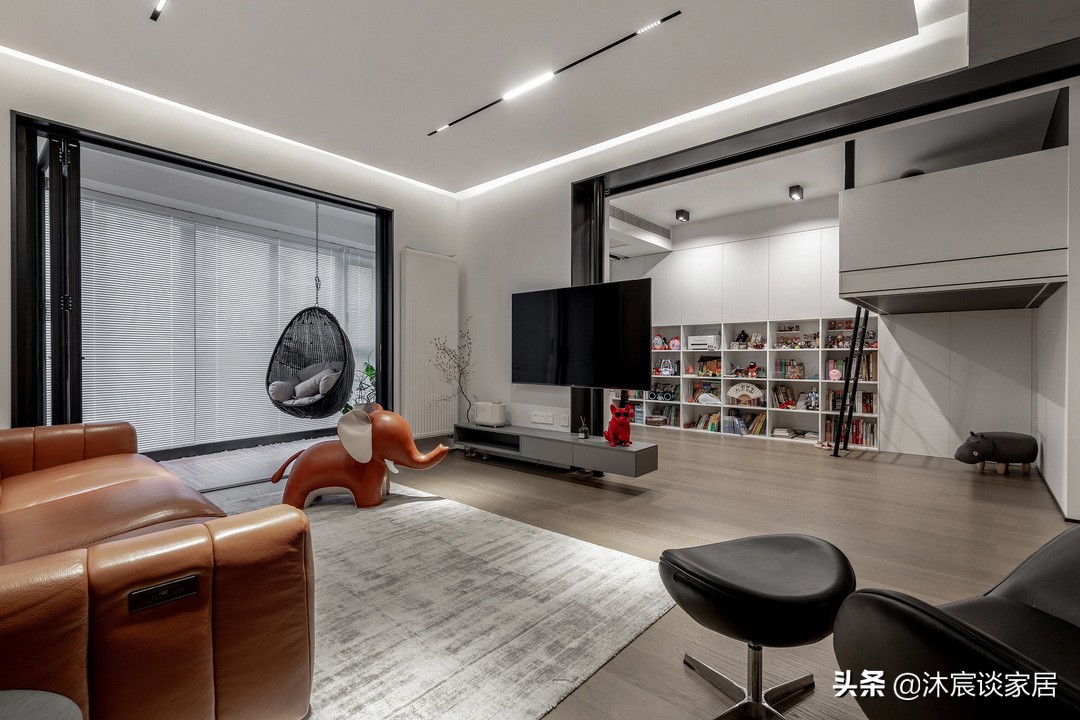 兒童房室內設計上海一套溫馨親子宅，室內簡潔精致，樹屋設計很實用，生活好幸福