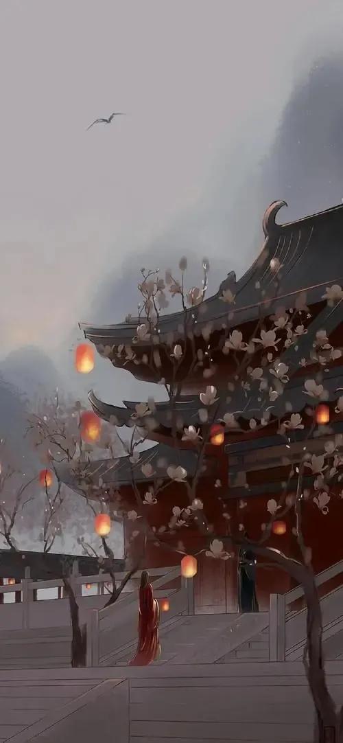 推荐几张古风壁纸，满满的古色古香，附赠古风诗一首