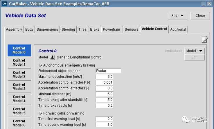 CarMaker快速入门第三课开发ADAS系统；AEB