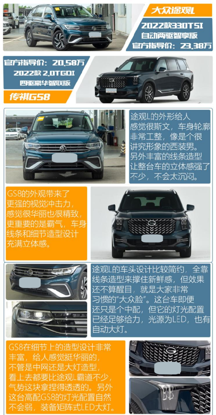 预算万 大众途观l和全新第二代gs8怎么选 新闻 大同信息热线