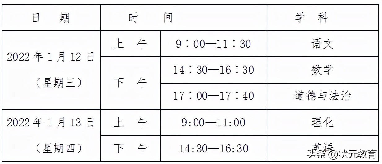 家长爆料：武汉已有9区的期末考试时间出炉