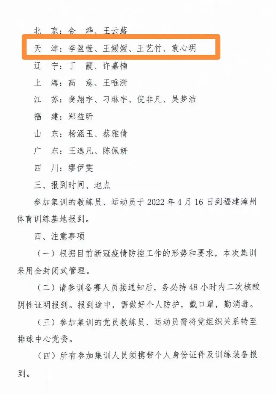 中国女排全部队员名单(中国女排官宣20人大名单，张常宁、姚迪、王梦洁无缘国家队)