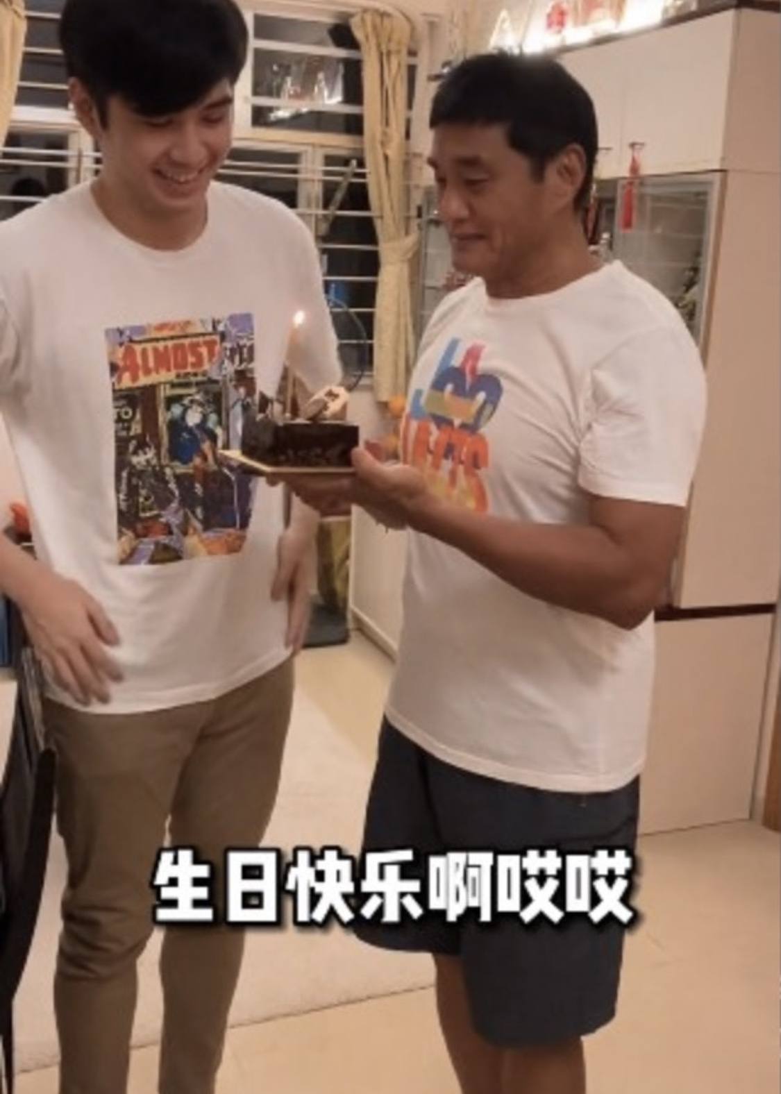 TVB御用恶人一日三餐只用10元引热议，与儿子过生日被嘲太寒酸