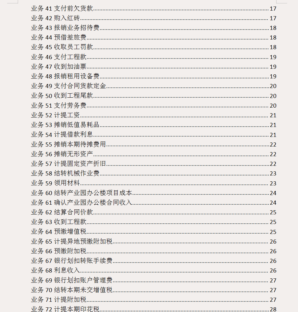 建筑会计难做？看完这73笔建筑账务处理，瞬间就明白了