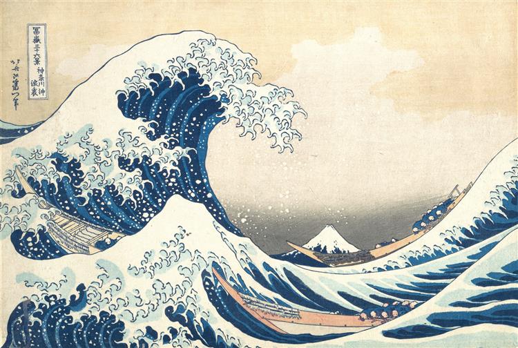 日本江户时代后期浮世绘画家葛饰北斋