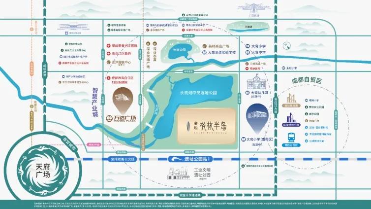 金地·格林半島 重塑青白江公園生活新范本
