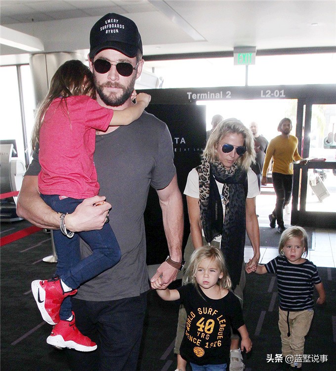 “雷神”克里斯·海姆斯沃斯和他美丽的妻子