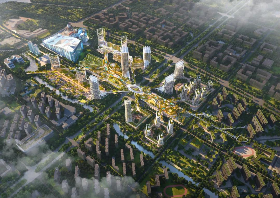 Farrells 法雷尔 新作 | 中央空中公园的畅想-临港大道站城一体化开发