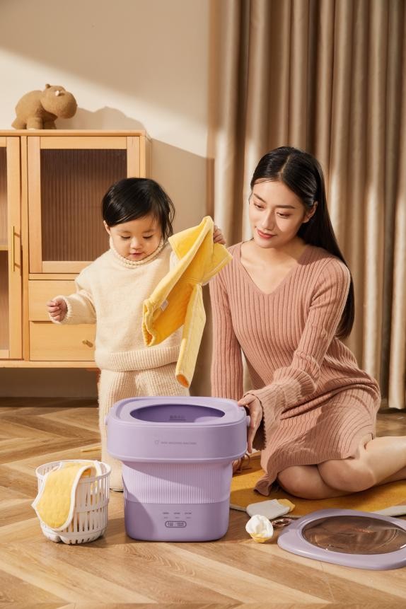 家里的第二个洗衣助手，618甄选治愈好物——大宇折叠洗衣机