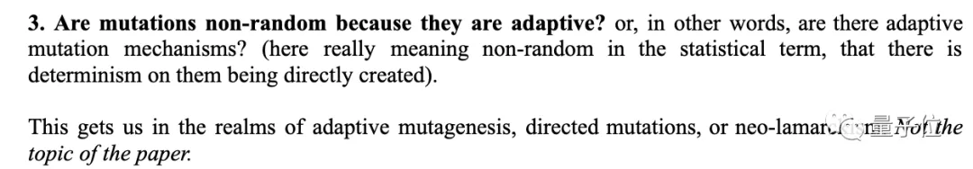 基因突变不是随机的？！Nature最新OO挑战进化论