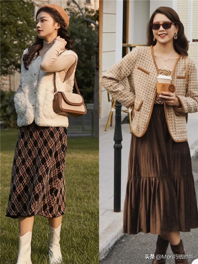 卡其色过时了，今秋流行“栗子色”，流行指数飙升，显白又衬肤